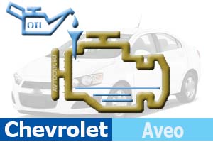 Количество моторного масла в двигателе Chevrolet Aveo