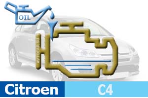 Объём моторного масла в двигателе Citroen C4 