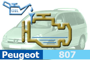Объём масла в двигателе Peugeot 807