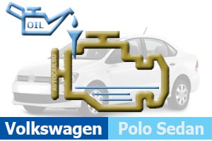 масла в двигателе Volkswagen Polo Sedan