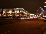 Ночной Минск, пл. Независимости