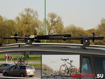 багажник для перевозка велосипеда на крыше автомобиля