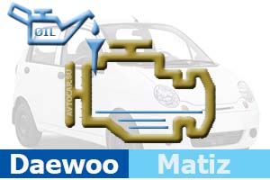 Количество масла в двигателе Daewoo Matiz