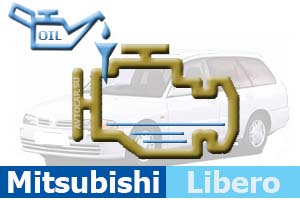 Количество масла в двигателе Mitsubishi Libero