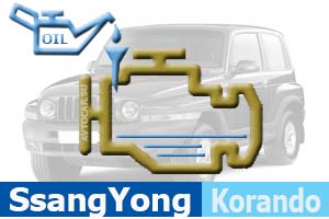 Объём масла в двигателе SsangYong Korando