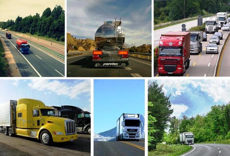 грузовики выполняющие перевозки грузов